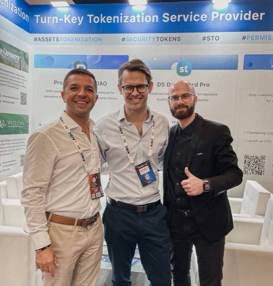 Stobox turn-key tokenization service provider booth