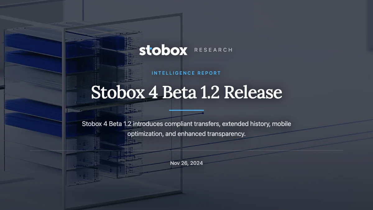 Stobox 4 Beta 1.2 Release
